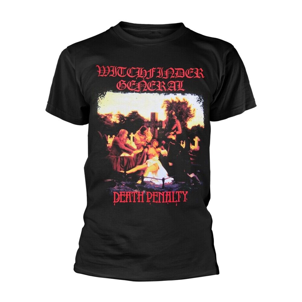 WITCHFINDER GENERAL - DEATH PENALTY BLACK T-Shirt Large