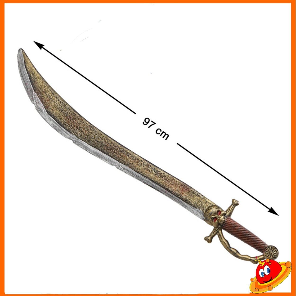 Spada teschio Pirata Corsaro grande da cm 83