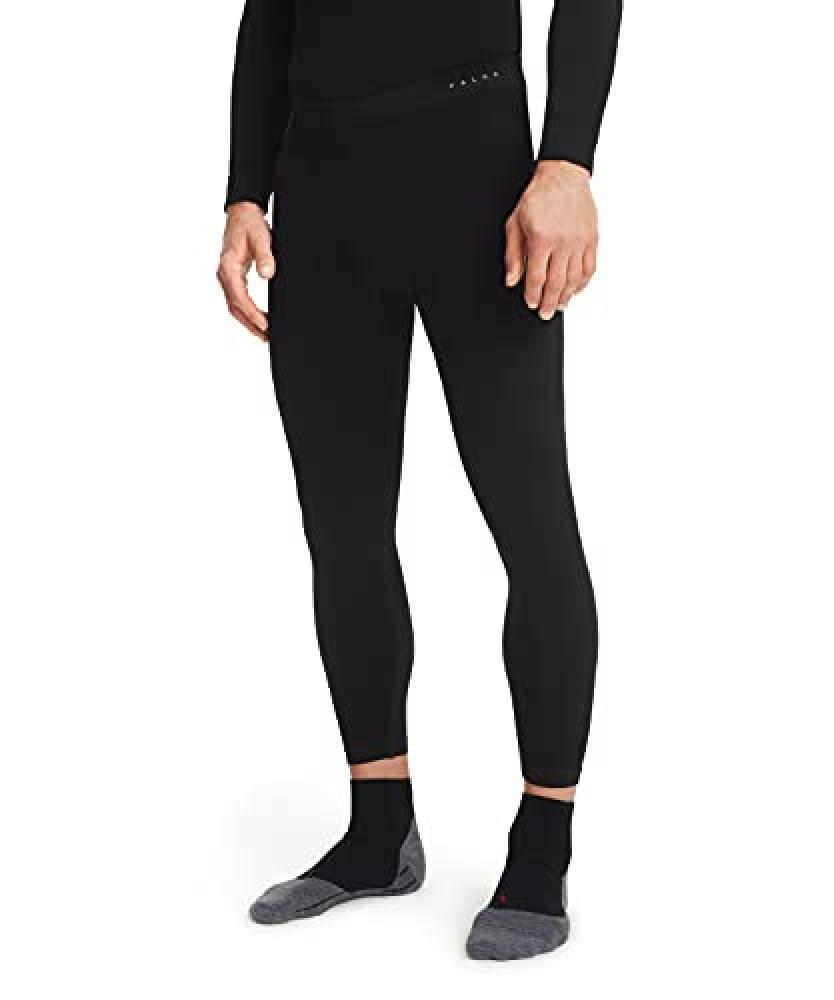 (TG. M) Falke Tights Maximum Warm, collant Uomo, Black, M - NUOVO