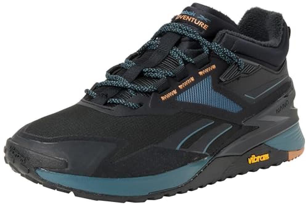 (TG. 48.5 EU) Reebok Nano X3 Adventure Winter, Sneaker Unisex-Adulto, CBLACK/HOO