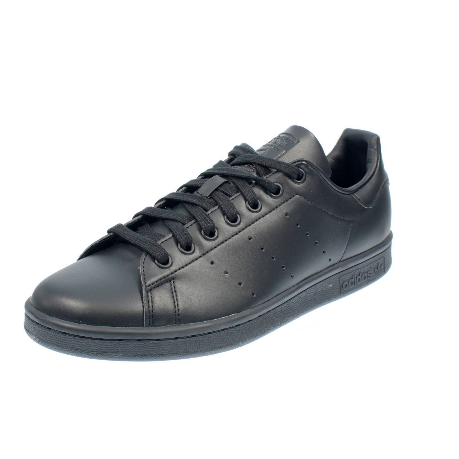 Adidas Originals Stan Smith Nero - Taglia 42 2/3 [8.5 US 26.3cm] Scarpe Uomo
