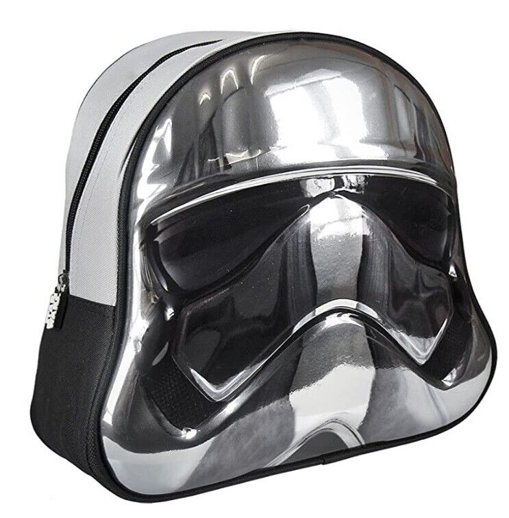 Star Wars Piccolo 3D Stormtrooper Zaino Argento Nero