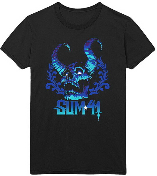 Abbigliamento Sum 41: Blue Demon (Back Print) (T-Shirt Unisex Tg. M)