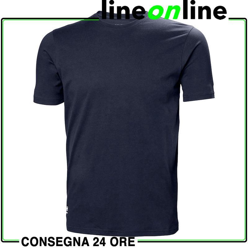 T-shirt da lavoro Helly Hansen Classic T-Shirt 79161-Blu-L