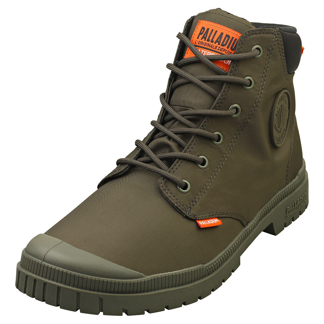 Palladium Pampa Sp20 Cuff Waterproof Uomo Olive Formatori  - 44.5 EU