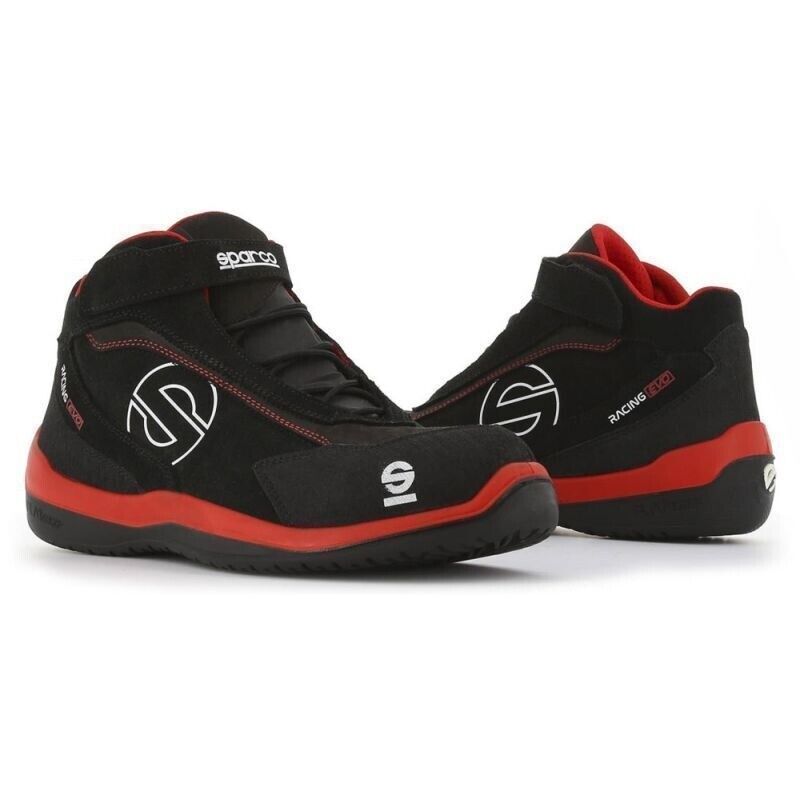 Scarpa alta racing evo pelle s3 rossa nera tg. 46