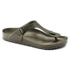 Birkenstock gizeh eva 1019143 khaki cibabatta infradito uomo gomma fascia regola