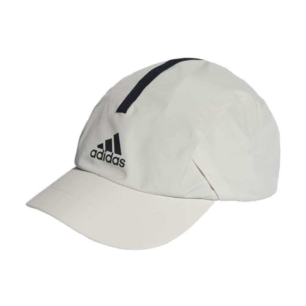 (TG. L) adidas Cappuccio, Alluminia/Nero, L - NUOVO