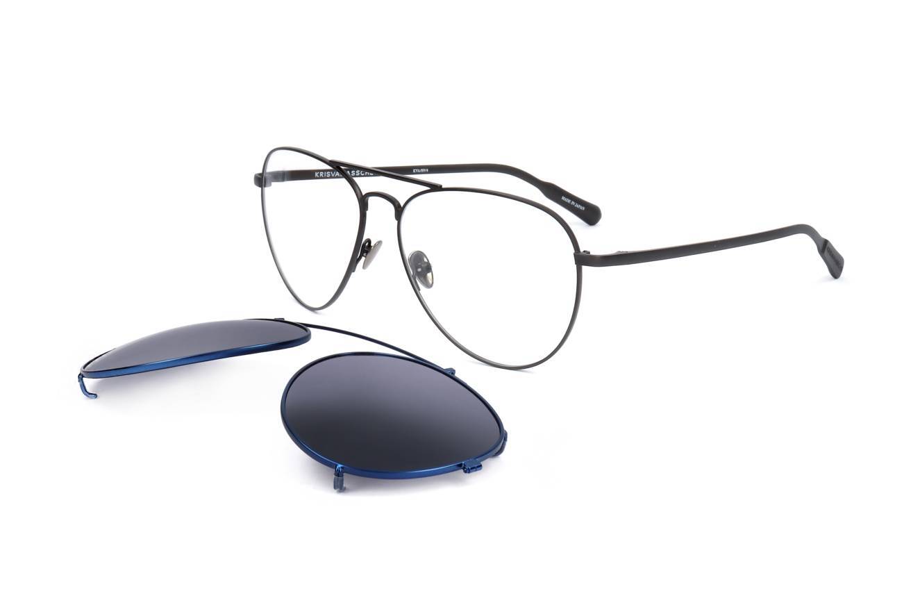 Occhiali da Sole Kris Van Assche by Linda Farrow KVA89  GREY 58/15/ Uomo