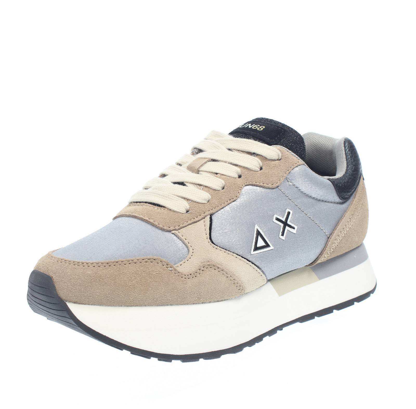 Sun 68 Kelly Solid Argento - Taglia 40 [25.4cm] Scarpe Donna Sneakers