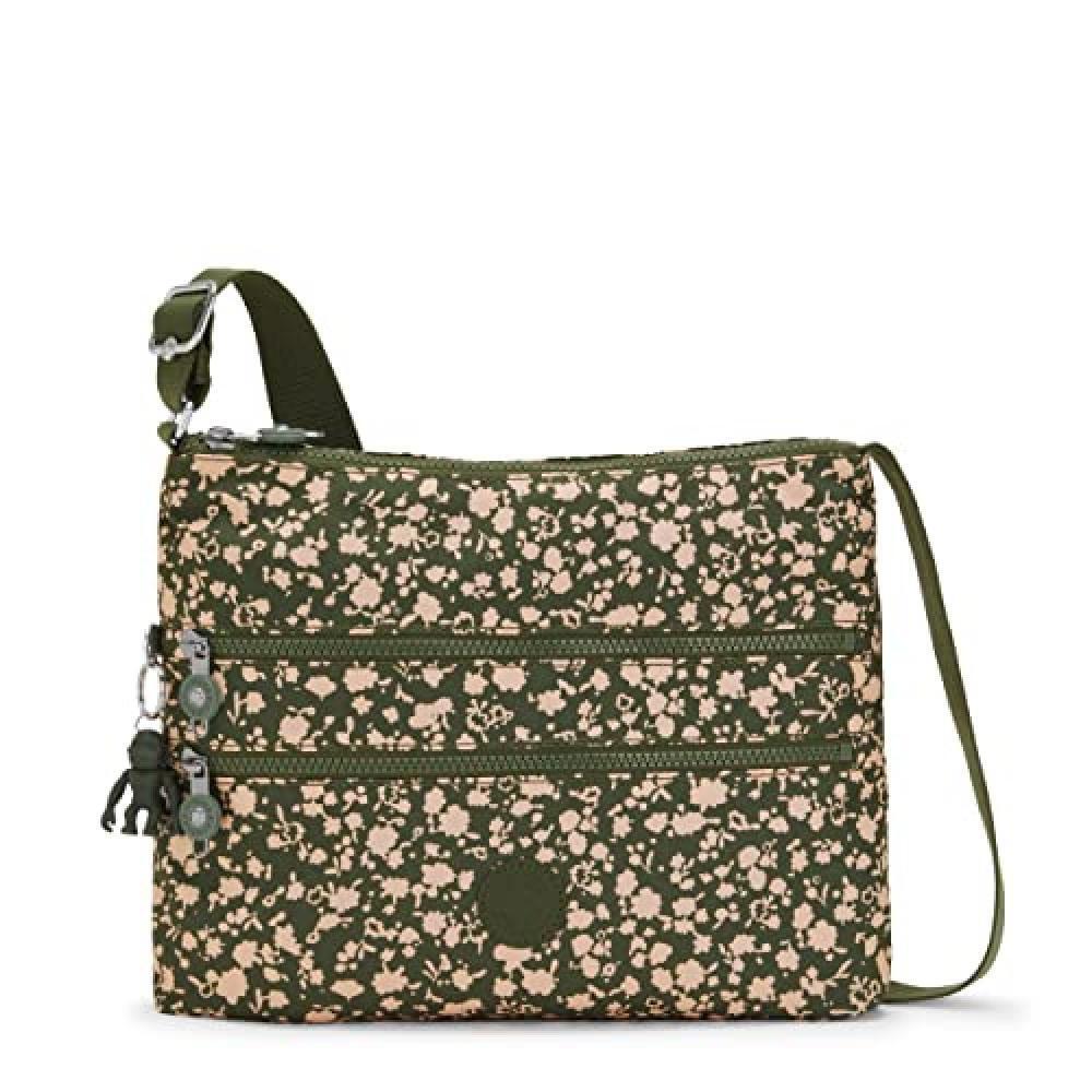 Kipling Alvar, Tracolla Donna, Fresco Motivo Floreale - NUOVO