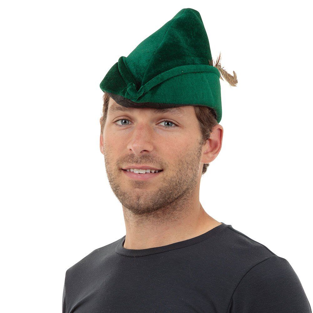 Bristol Novelty BH531 Robin Hood Hat Soft Felt, unisex-adult, Green, One Size 1