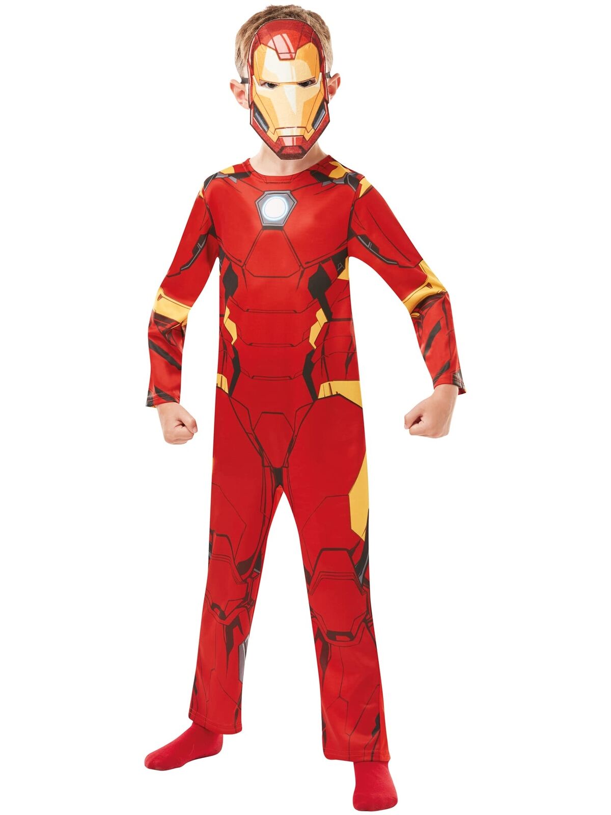 Rubie's Costume ufficiale Marvel Avengers Iron Man classico per bambini, superer