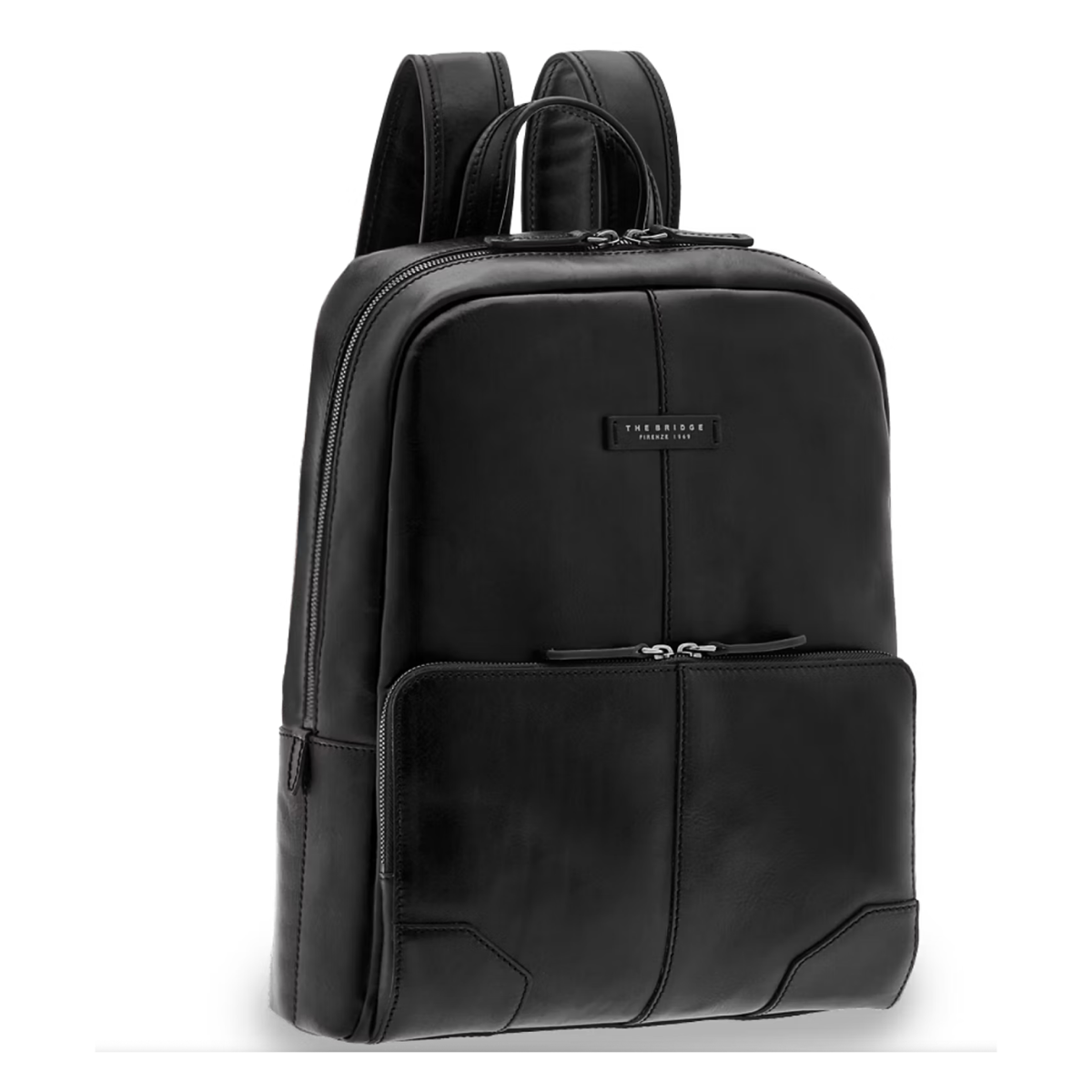 The Bridge Zaino Uomo Business Linea Vespucci Pelle Nera 06364001