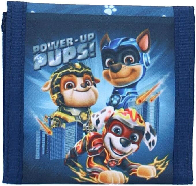 Paw Patrol' Potenza Up Cuccioli' Film Tela Tri Fold Portafoglio