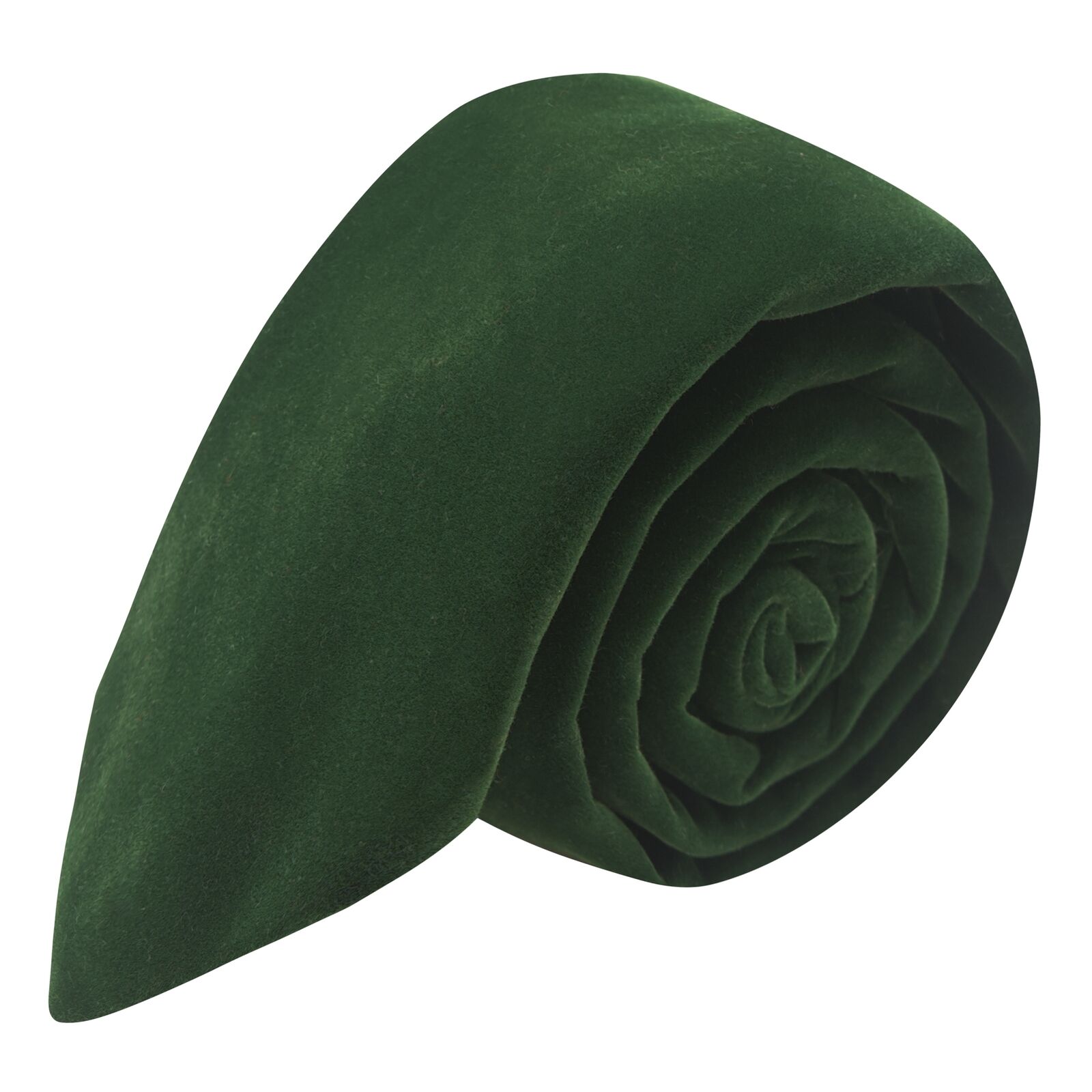 Lusso Verde Scuro Velluto Cravatta
