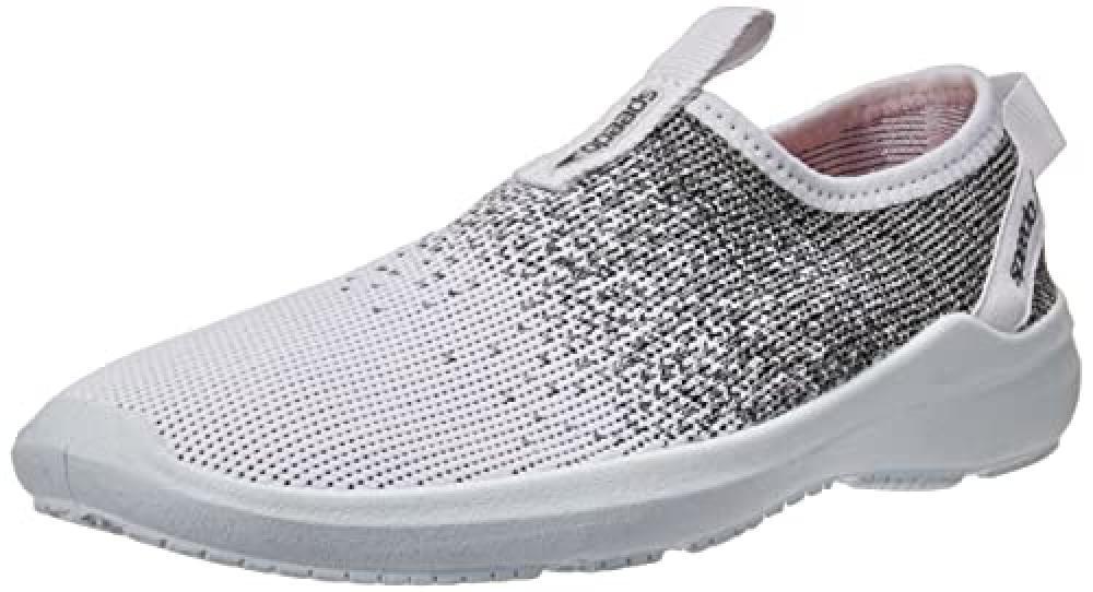 (TG. 40.5 EU) Speedo Scarpa da Acqua Surfknit PRO, acquatiche Donna, Bianco, Gri