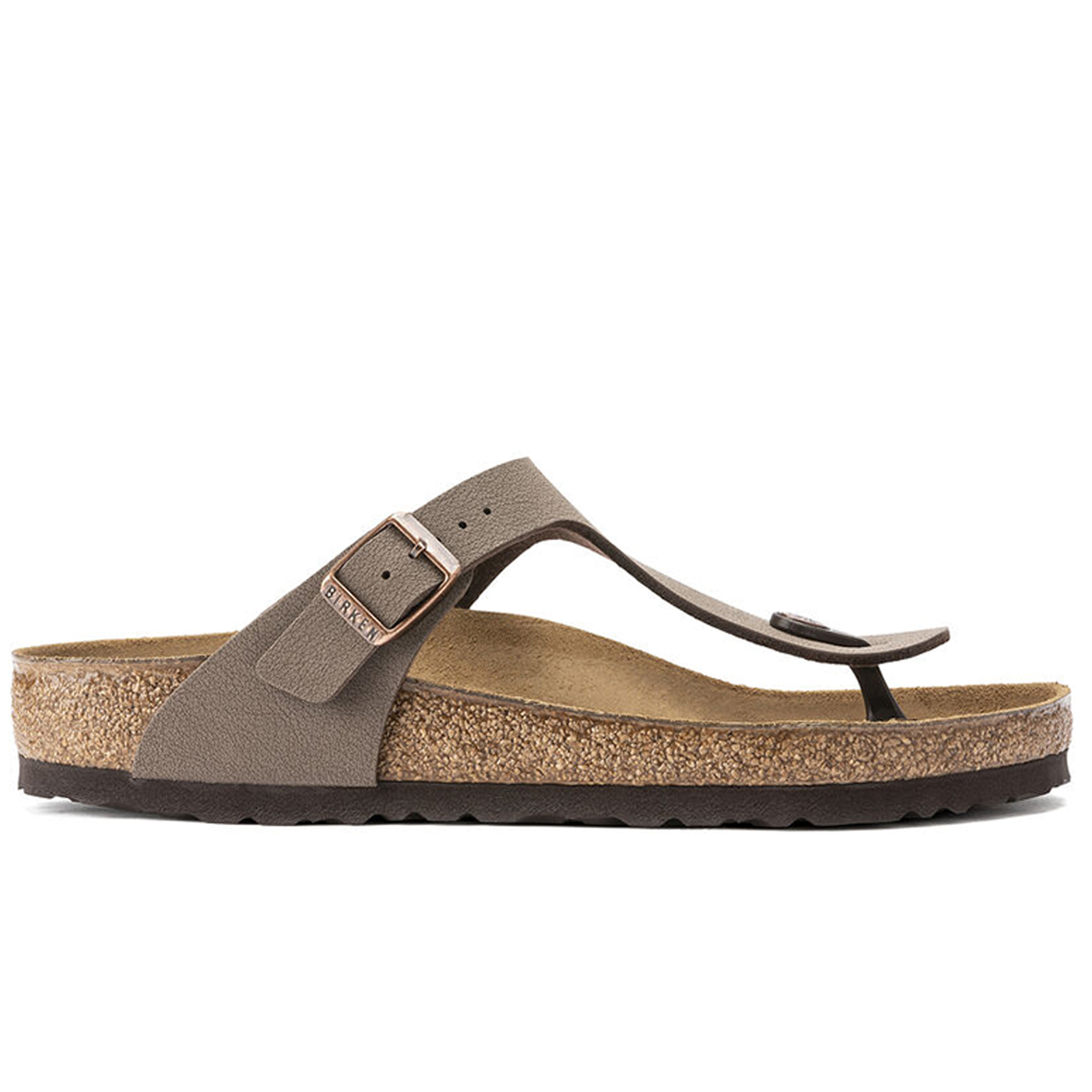 SANDALI BIRKENSTOCK GIZEH BIRKO-FLOR NUBUCK TG 37 COD 43751 - 9W [US 6 UK 4.5...