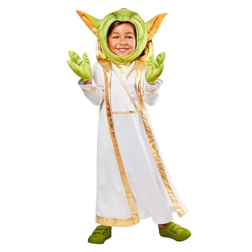 (TG. 4T (3-4 AÑOS)) Rubies Costume Master Yoda Young Jedi Deluxe per ragazzi e