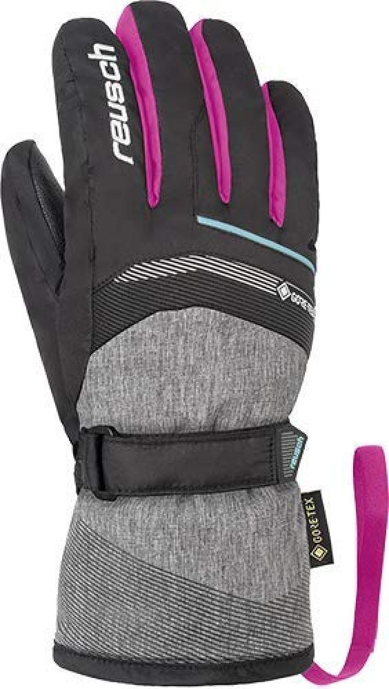 (TG. 5.5) Reusch Bolt GTX - Guanti da Bambino, Bambini, 4961305, Black/Black Mel