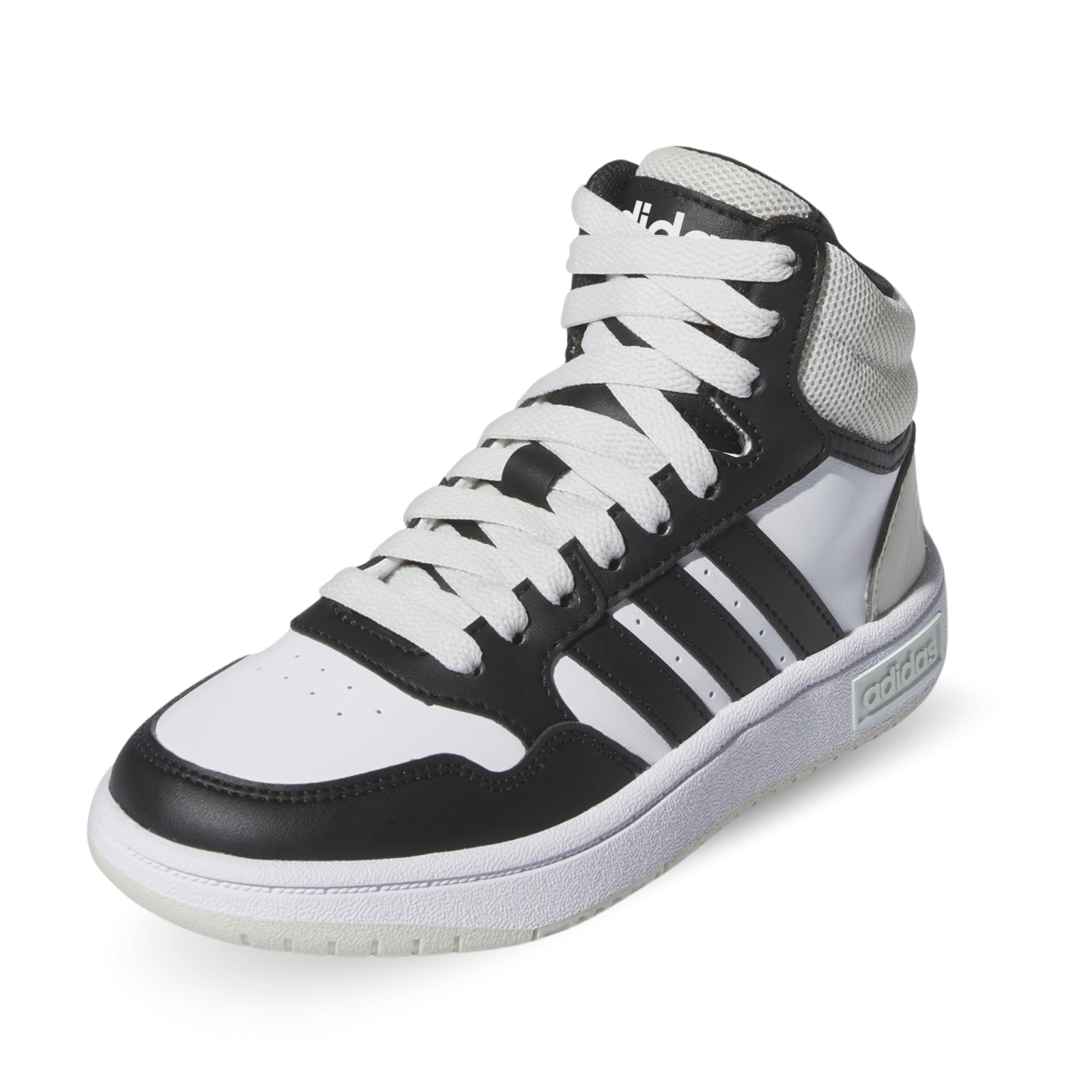 Scarpe Adidas Hoops 3.0 Mid K Taglia 40 Cod IH7893 Bianco
