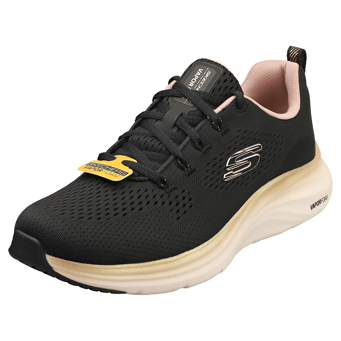 Skechers Vapor Foam - Midnight Glimmer Donna Black Gold Formatori  - 41 EU