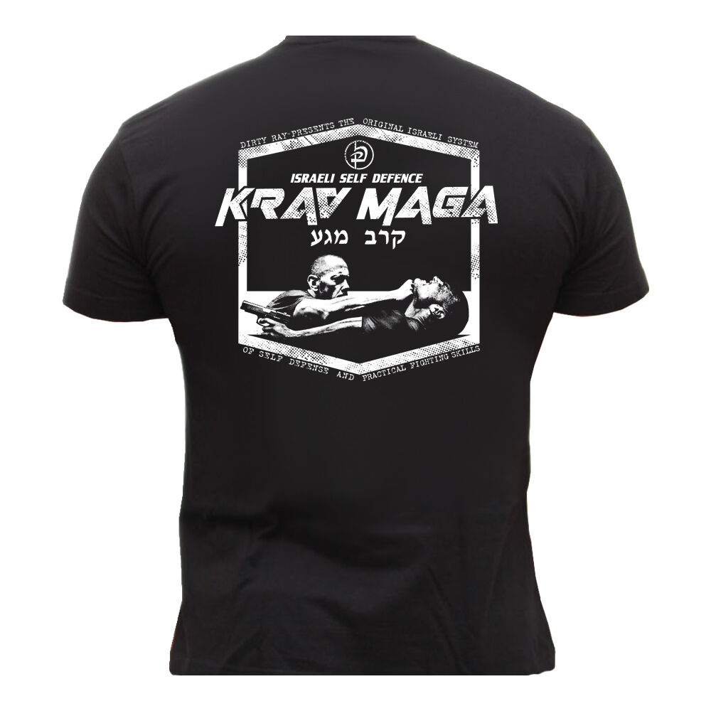 T-shirt manica corta da uomo Dirty Ray Krav Maga Israeli Combat System MMA DT12
