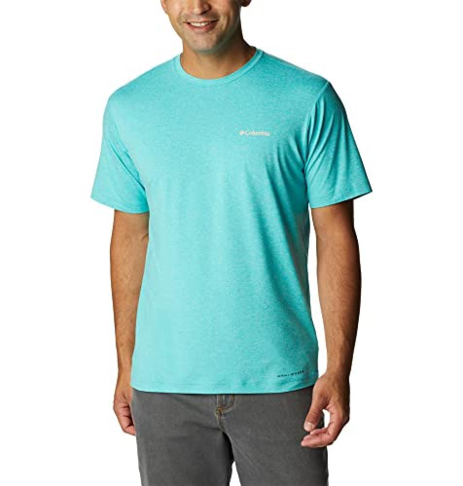 (TG. M) Columbia Tech Trail, T-Shirt con Stampa, Uomo - NUOVO