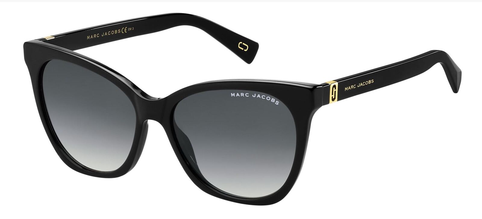 Occhiali da Sole Marc Jacobs MARC 336/S BLACK/GREY SHADED 56/16/145 donna