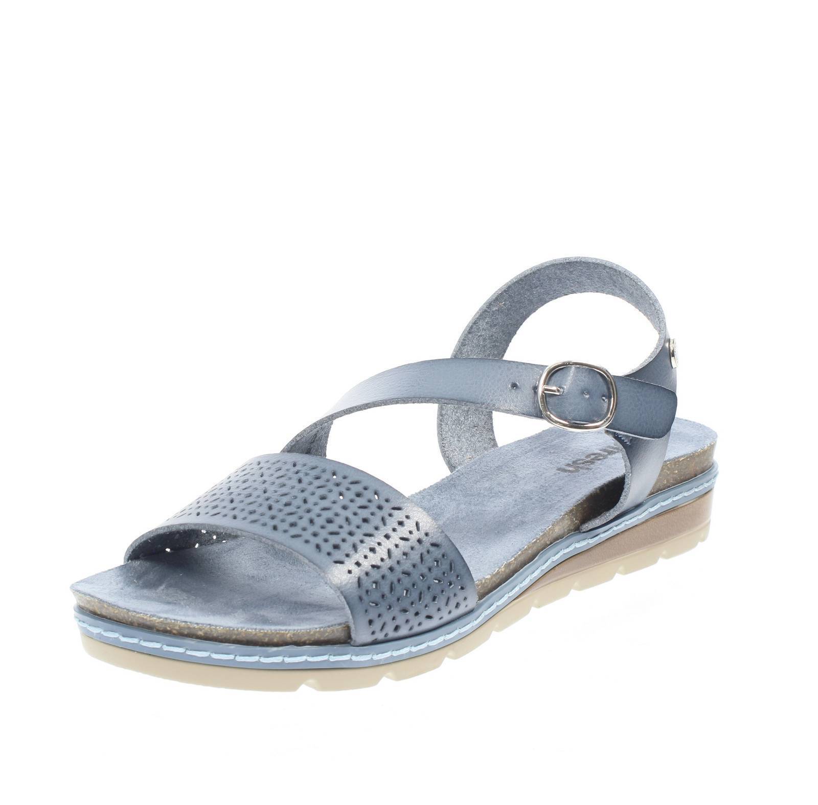 Xti Refresh Sandali Con Plateau E Cinturino Azzurro - Taglia 38 [24.9cm] Scarpe