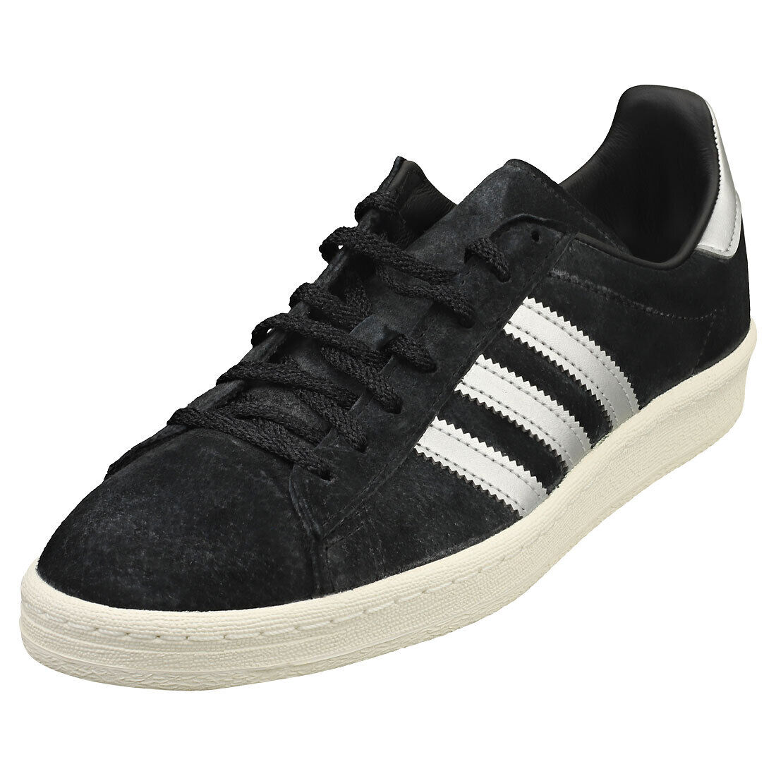 adidas Campus 80s Uomo Black White Formatori Casuale - 43 1/3 EU