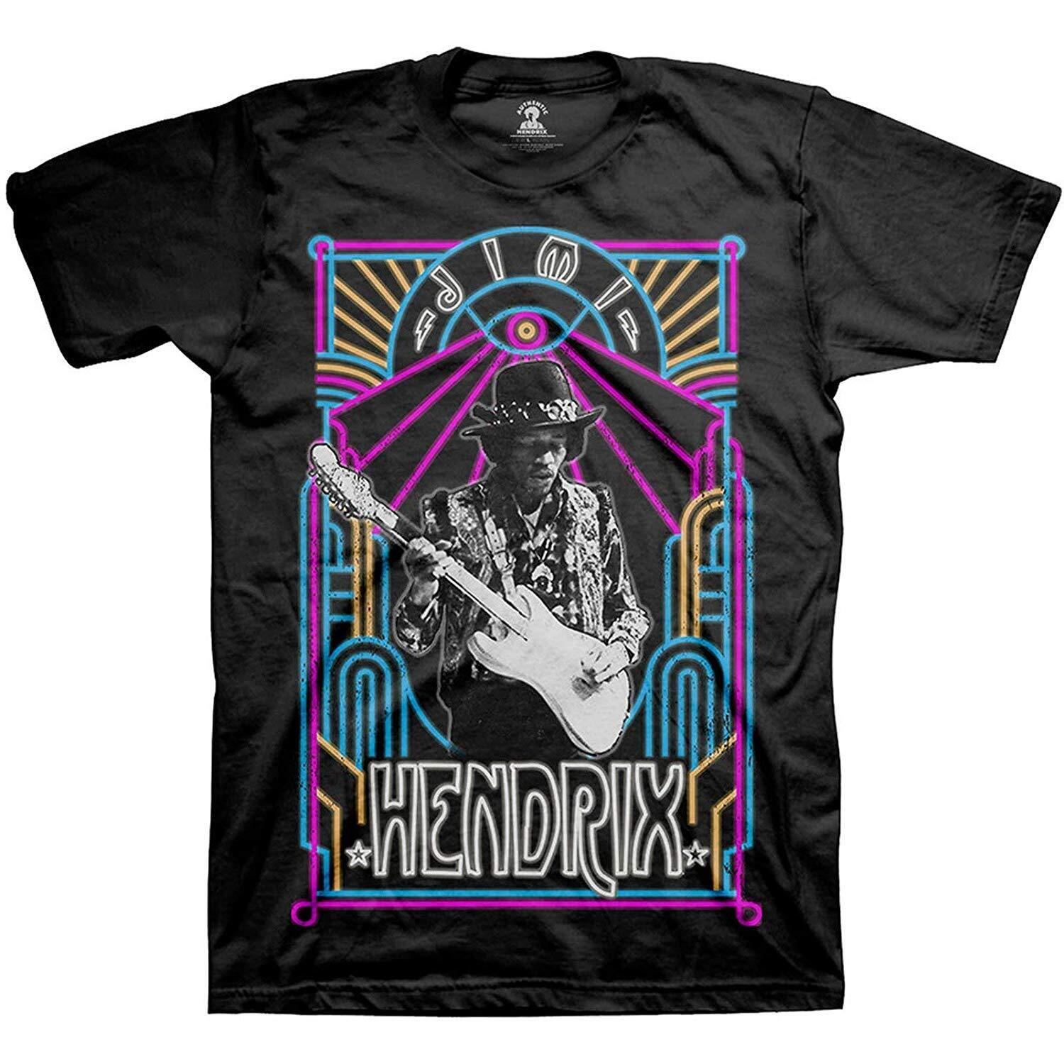 Abbigliamento Jimi Hendrix: Electric Ladyland Neon (T-Shirt Unisex Tg. XL)