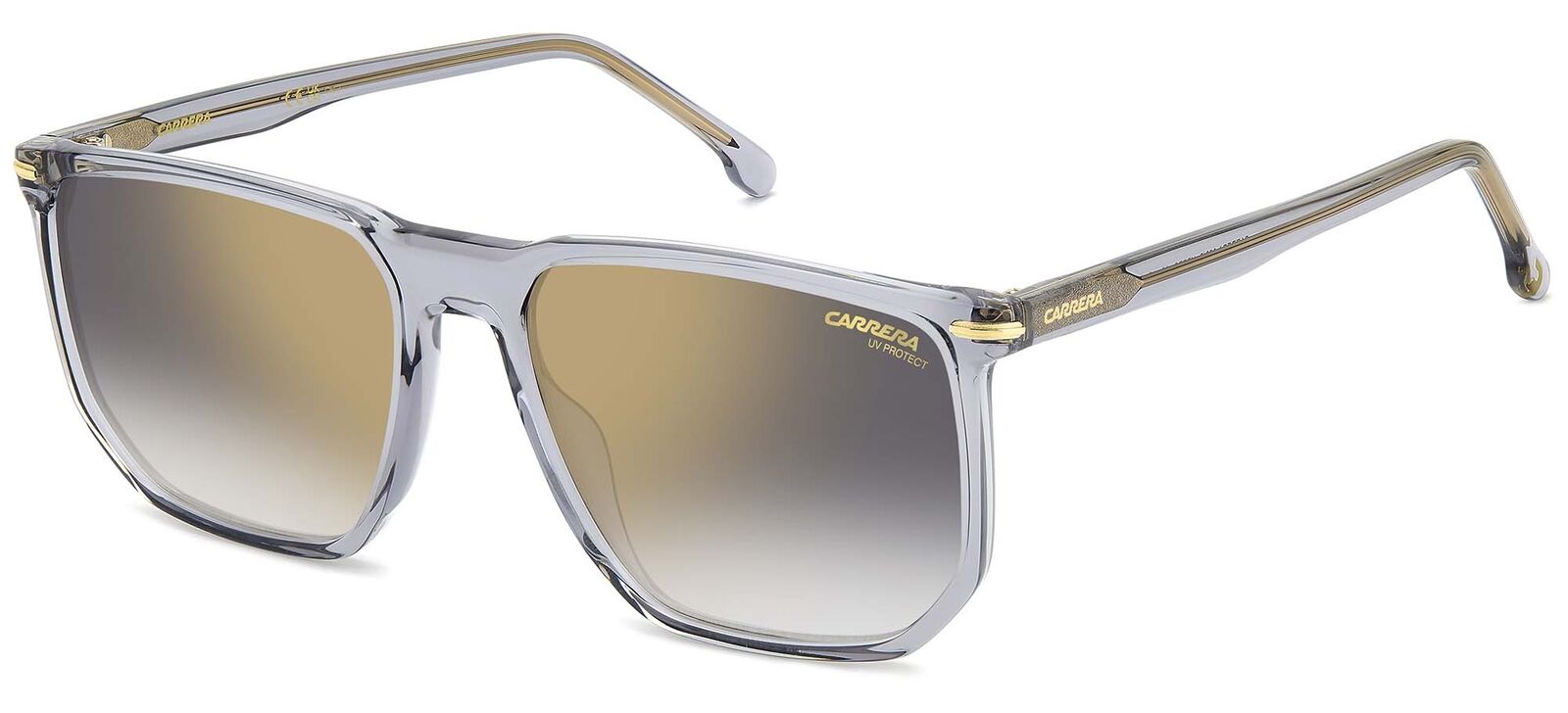 Occhiali da Sole Carrera 329/S GREY/GREY SHADED GOLD MIRROR 58/18/145 uomo