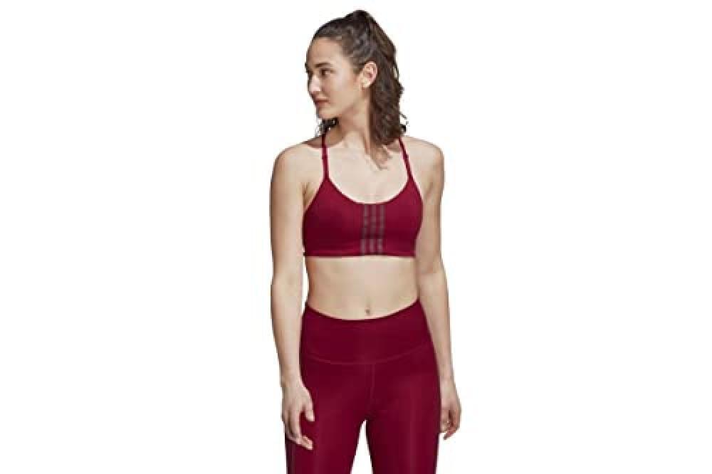 (TG. XXS) Adidas TRN LS Better, Reggiseno Sportivo Donna, Legacy Burgundy, 2XSD