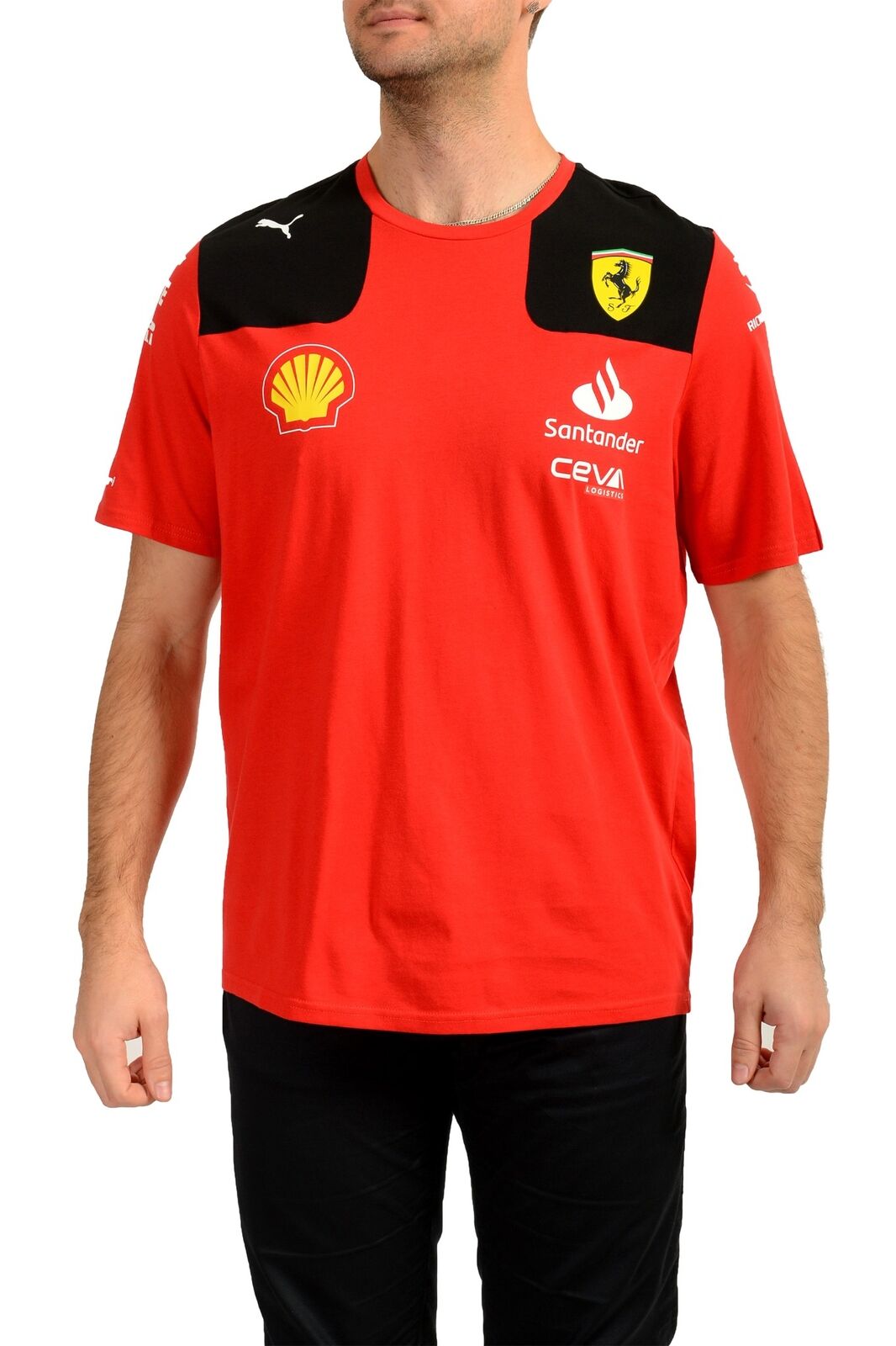 Puma X Scuderia Ferrari Uomo Replica Collezione Sf Squadra T-Shirt US M It 50