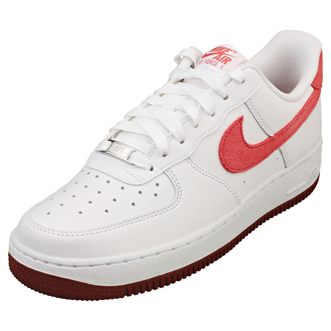 Nike Air Force 1 07 Donna White Red Formatori  - 36.5 EU