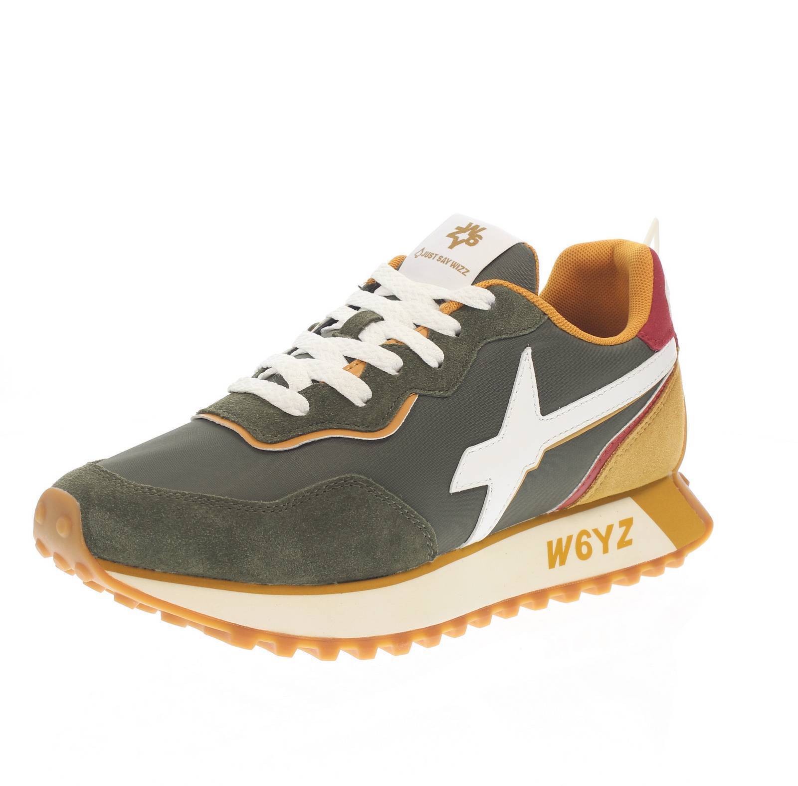 W6yz Wizz Jet 2 - Sneakers Basse In Suede E Nylon Verde - Taglia 42 [25.8cm]
