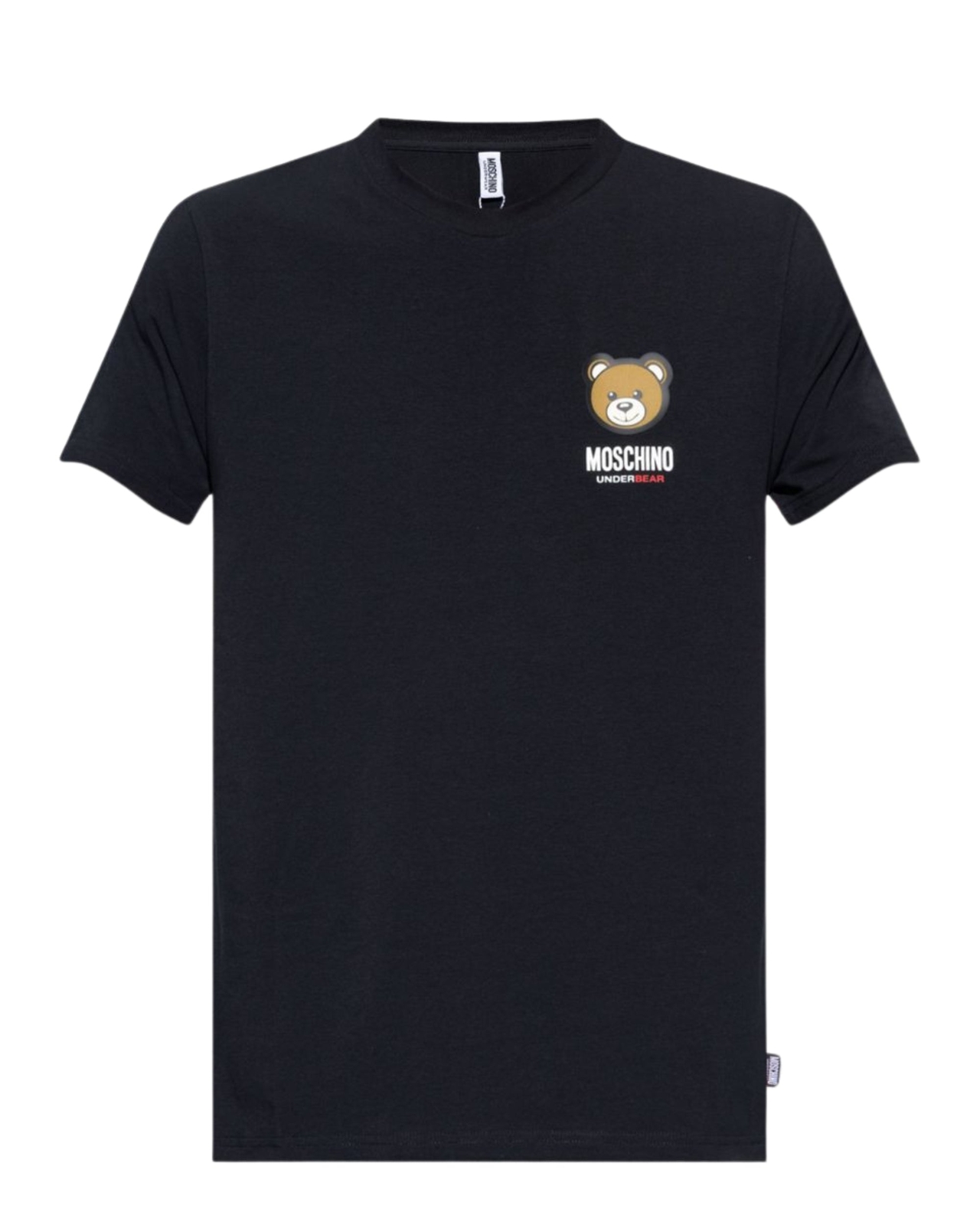 Maglietta T-Shirt Moschino Underbear A07884410 Uomo Cotone Nero