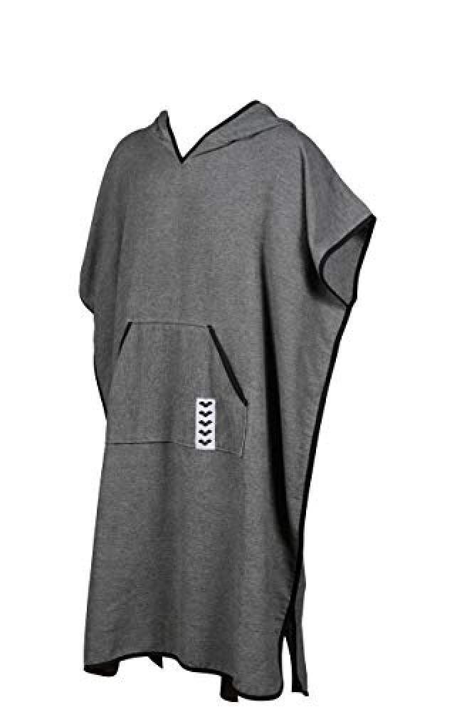 (TG. L) ARENA Snazzy Accappatoio, Grigio, L Uomo - NUOVO