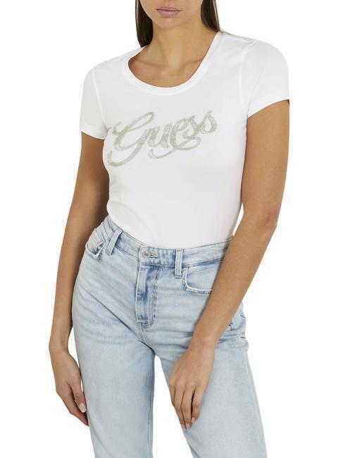 tshirt donna GUESS script tshirt PurWhite M  scelta=P PurWhite W4GI30J1314G011.M
