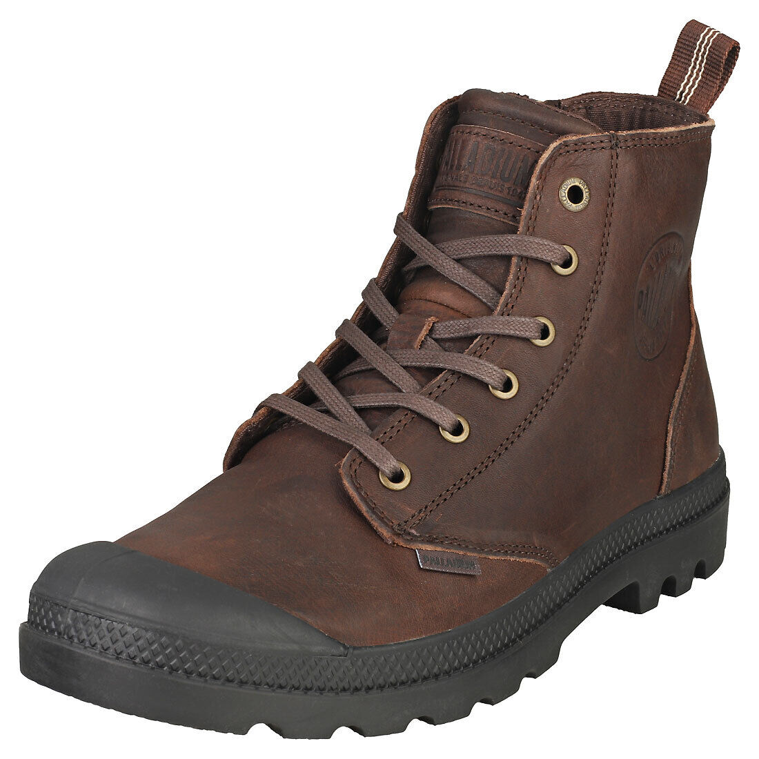 Palladium Pampa Zip Uomo Bison Stivali Casuale - 43 EU