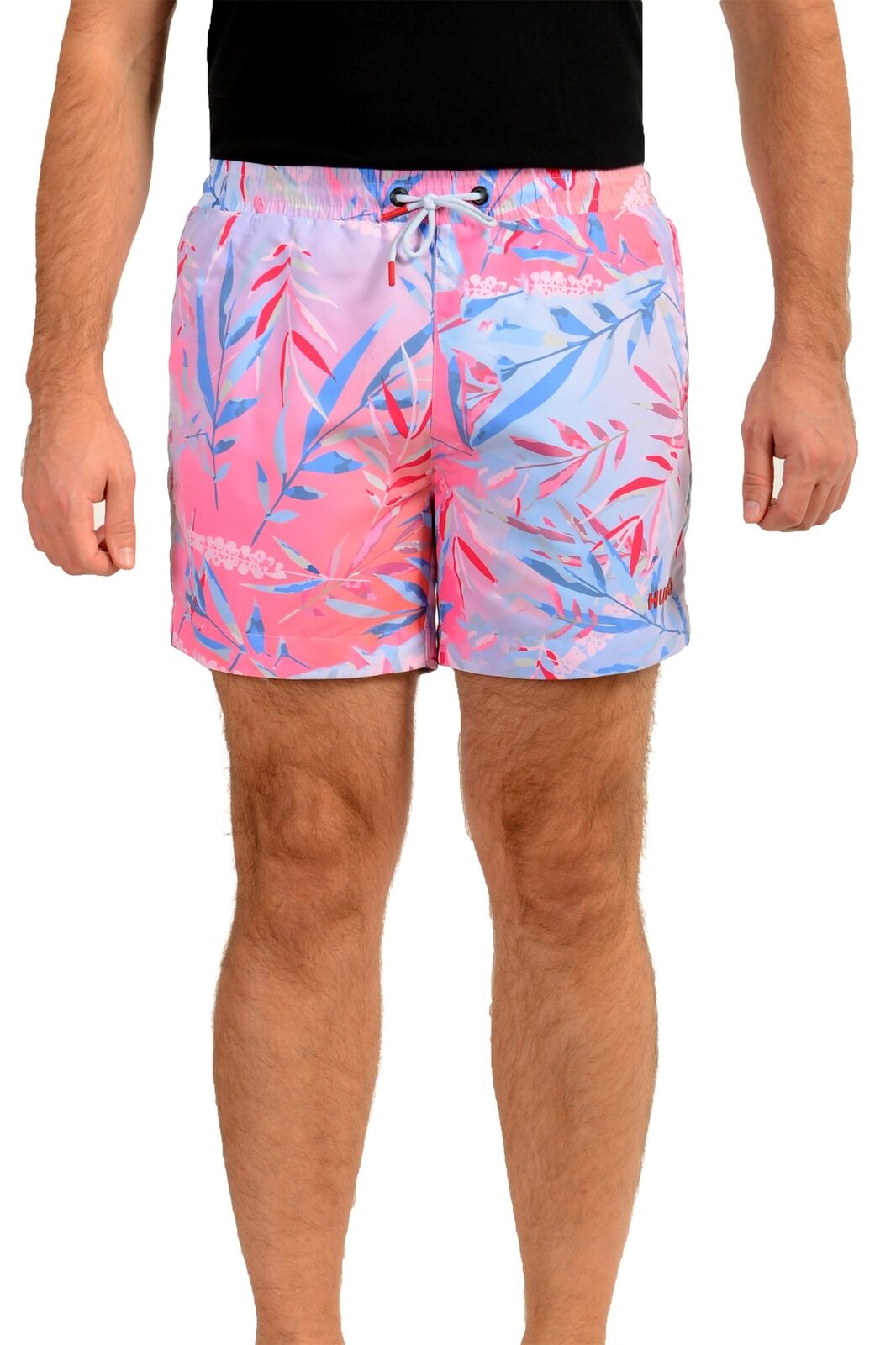 Hugo Boss Uomo " Calala " Multicolore Stampa Floreale Nuoto Tavola Shorts US M