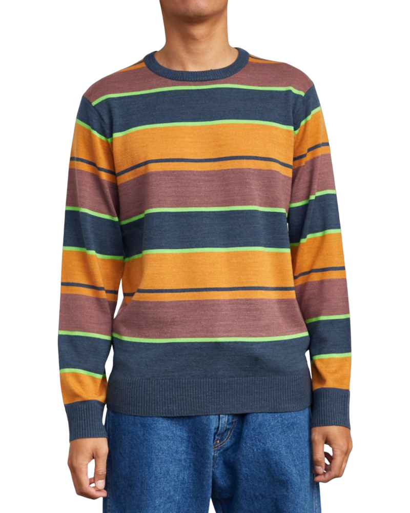 Maglione RVCA da uomo Alex Stripe L