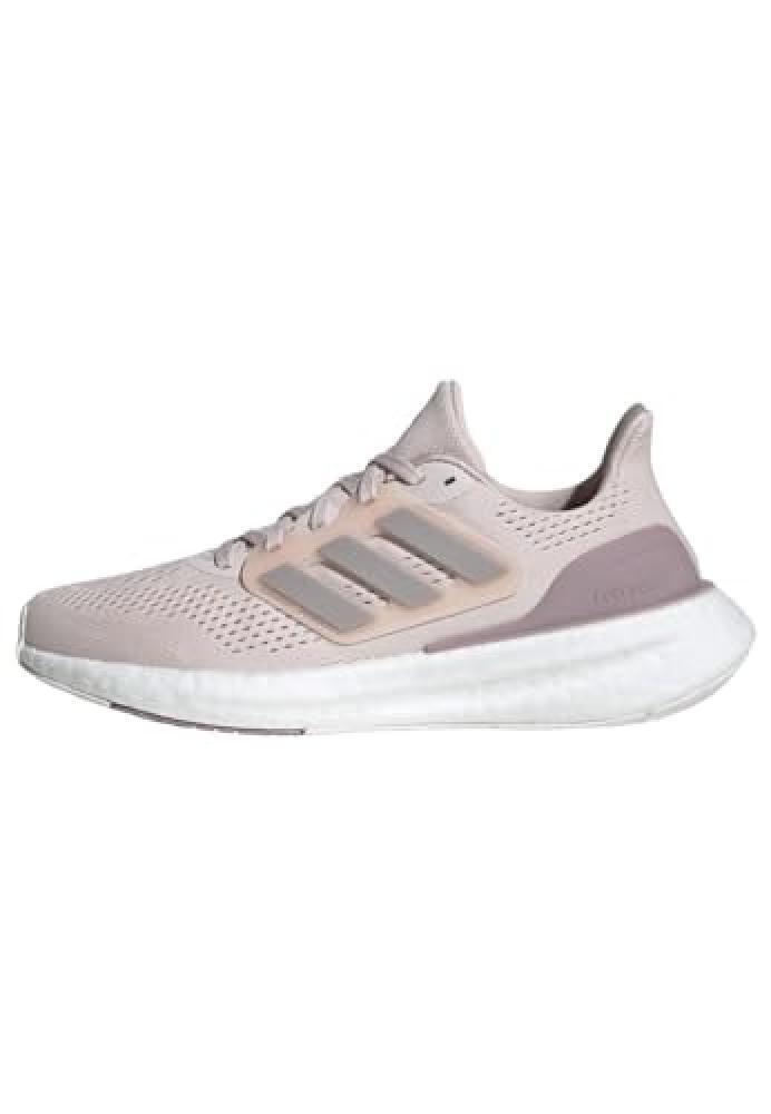 (TG. 42 EU) adidas Pureboost 23, Scarpe da Ginnastica Donna, Preloved Fico Bianc