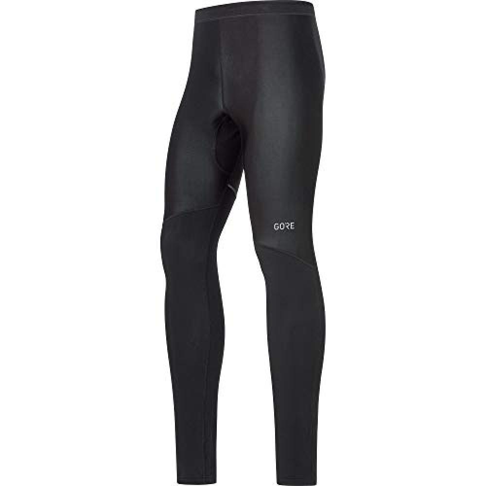 (TG. M) GORE Wear R3 Legging da uomo Partial GORE WINDSTOPPER, M, Nero - NUOVO