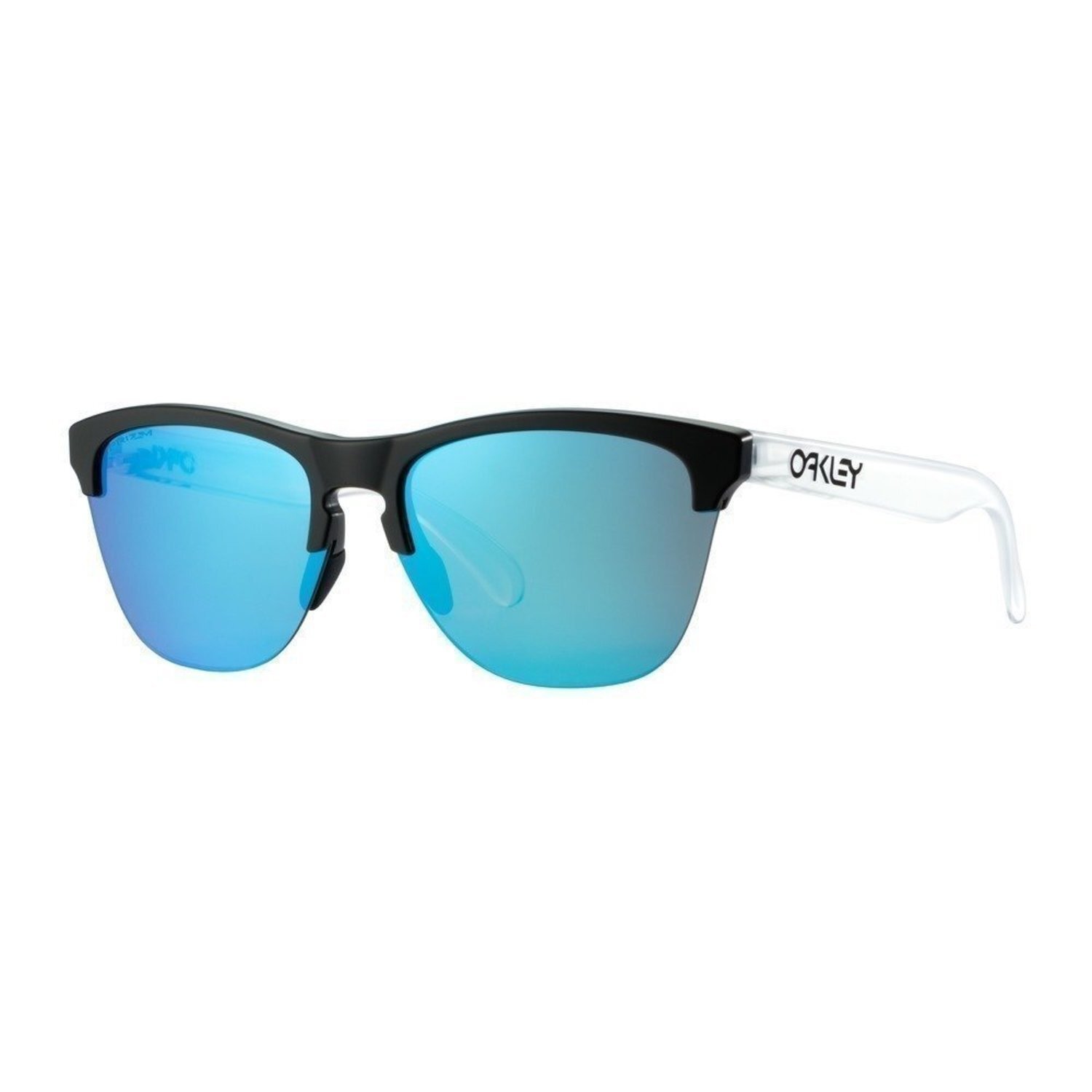 Oakley frogskins lite matte black   prizm sapphire occhiali sunglasses