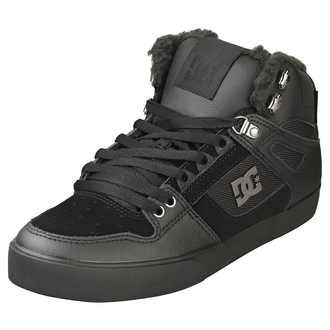 DC Shoes Pure High-top Wc Winter Uomo Black Black Formatori Casuale - 44.5 EU