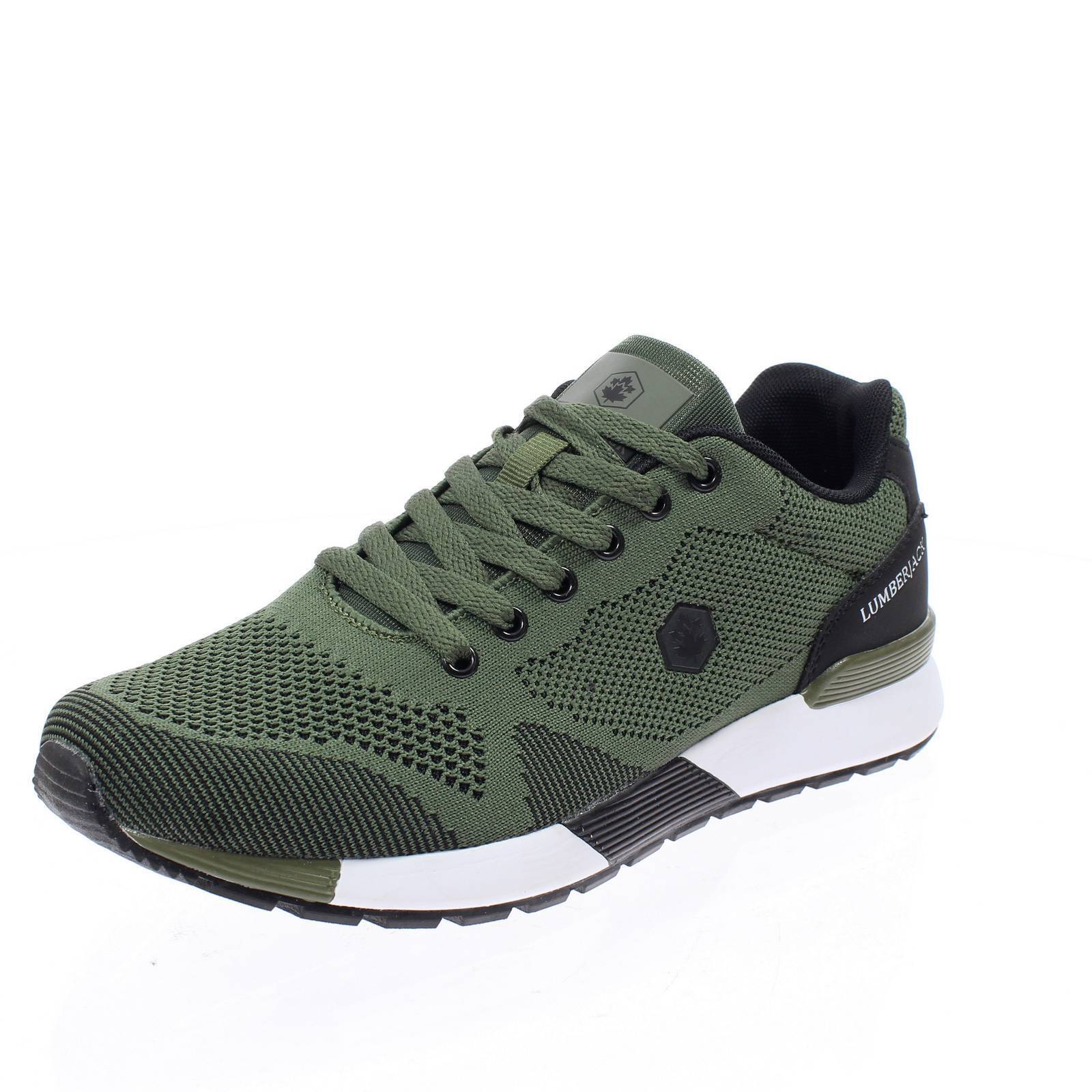 Lumberjack Vendor - Sneakers Con Memory Foam Verde - Taglia 40 [25.7cm] Scarpe