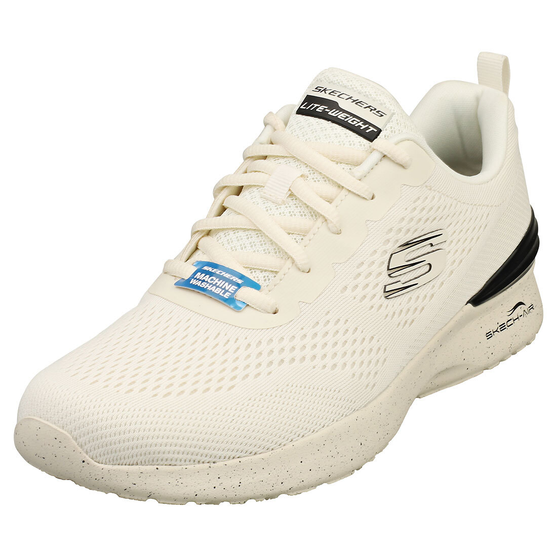 Skechers Skech-air Dynamight Vegan Donna Natural Black Formatori  - 37 EU