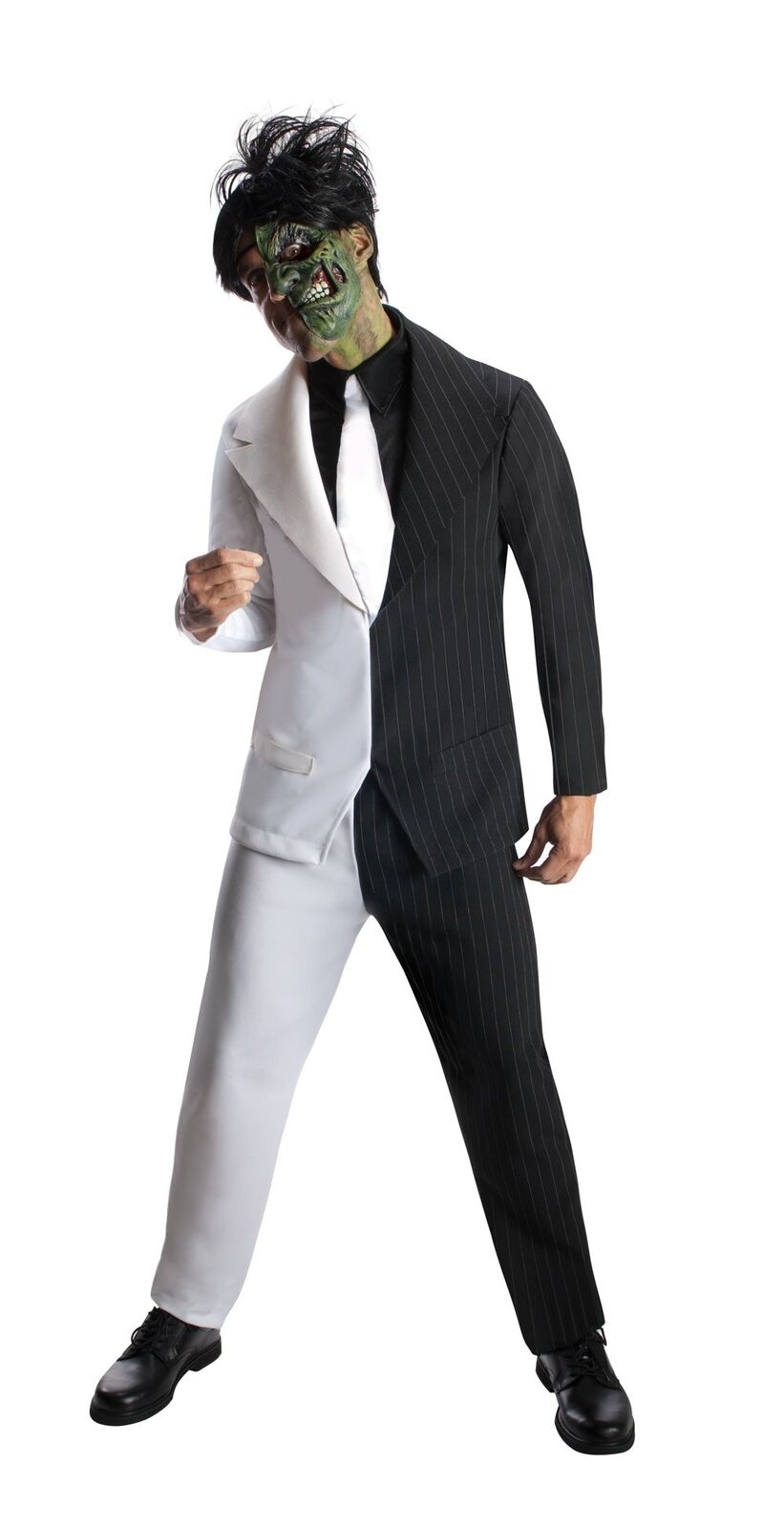 Two-Face Costume, Mens DC Super Villian Outfit, Large, CHEST 42 - 44", WAIST 34